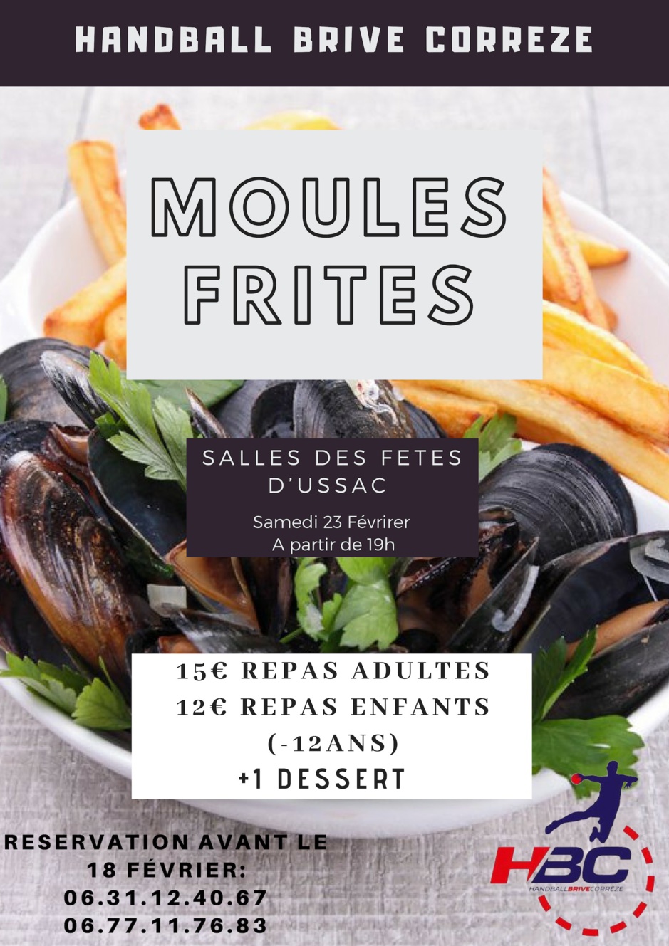 REPAS Moules / Frites