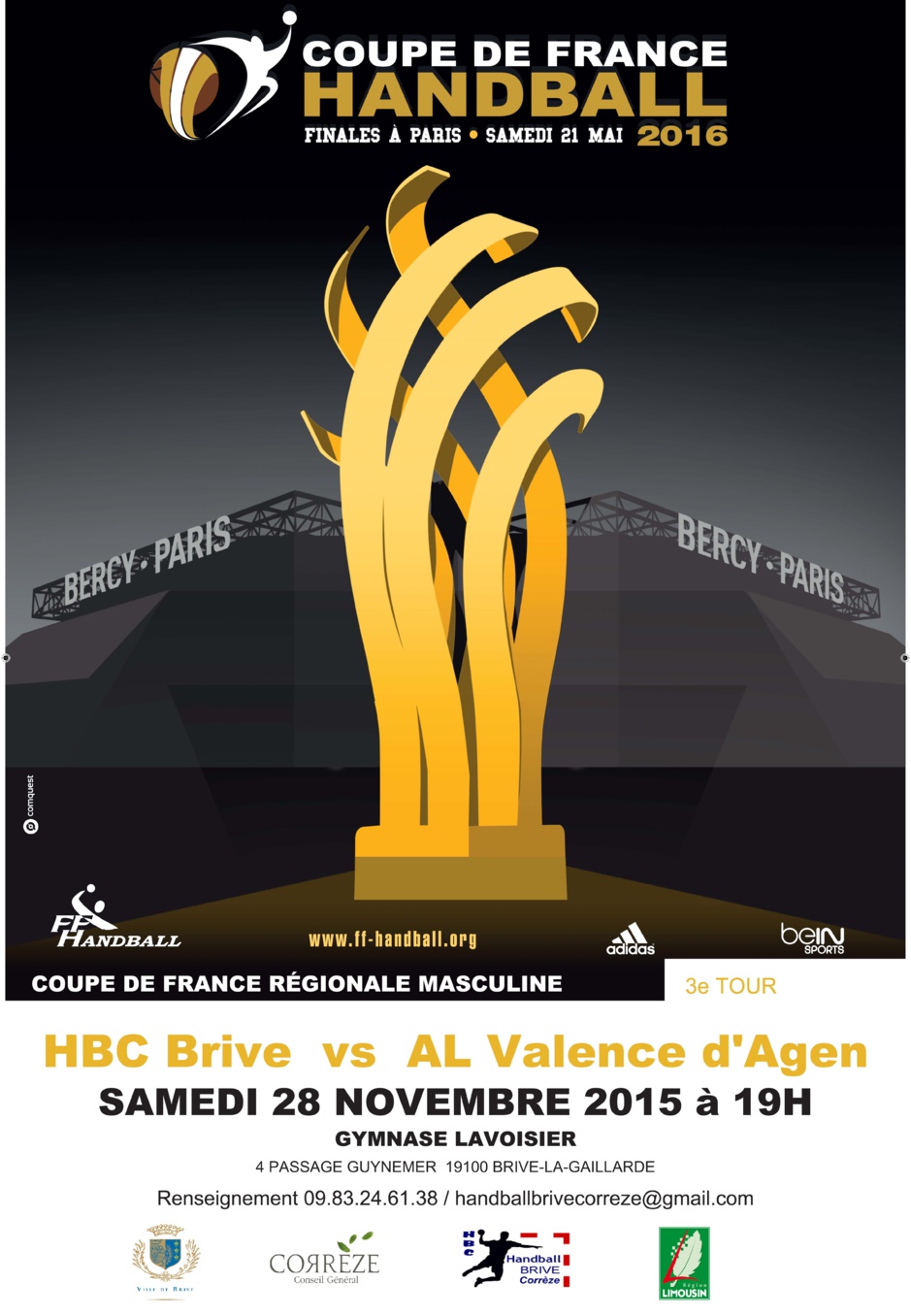 Cpe de France Rég. Masc. 3e Tour (28/11/2015) / Lever de rideau - de 11 ans à 17h